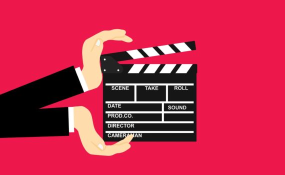 illustration avec clap de tournage